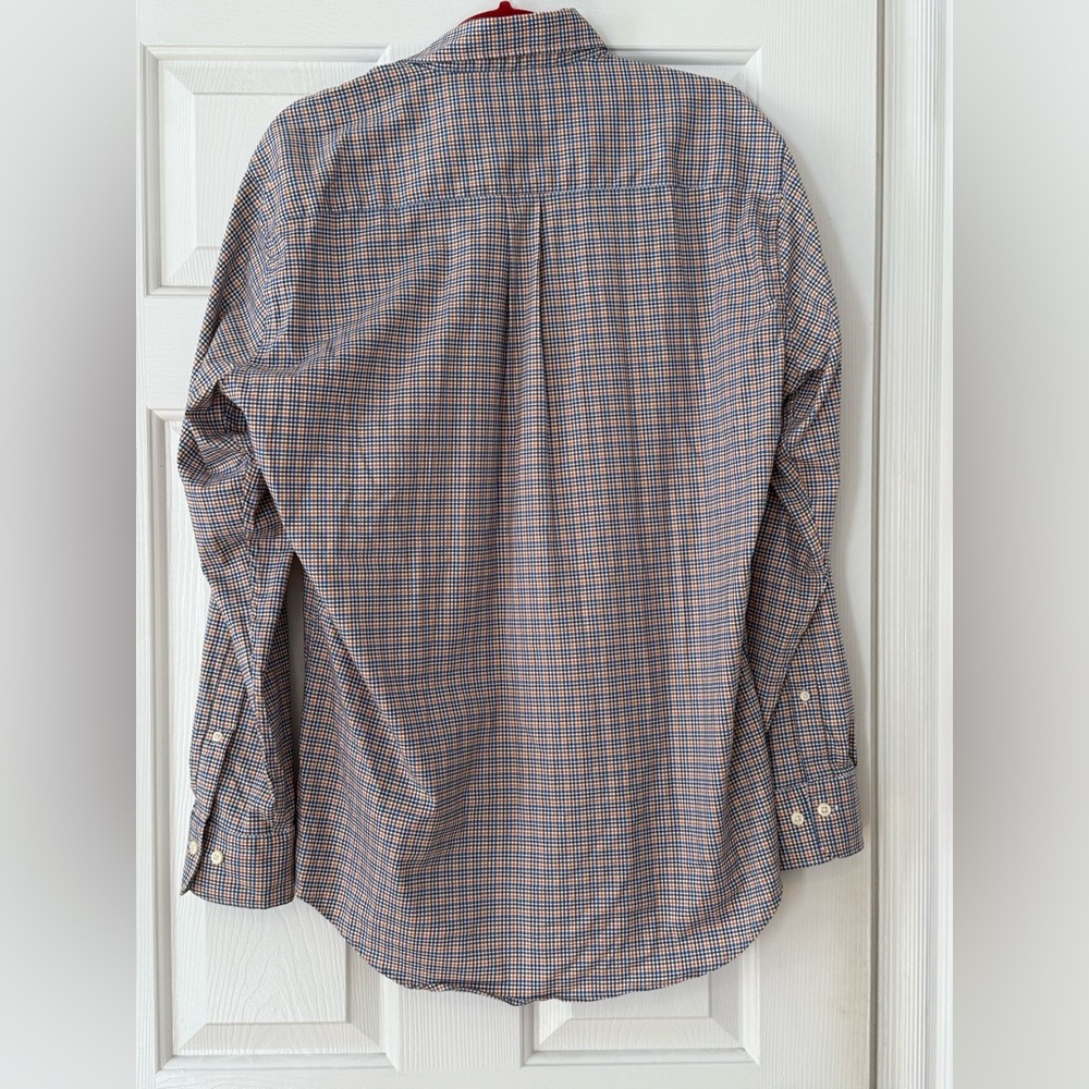 Peter Millar Collared Multicolored Plaid Button D… - image 3